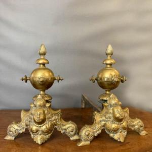 Seventeenth Marmosets Andirons