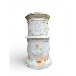 Carved Marble Base