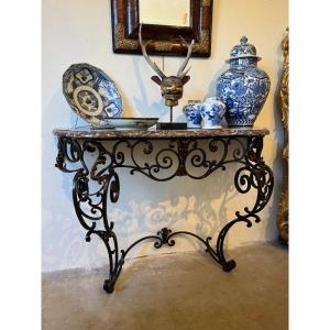 Wrought-iron Support Bracket.