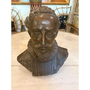 Terracotta Head Depicting A Renaissance Character