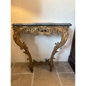 Louis XV Period Two-legged Console Table