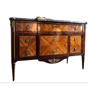 Louis XVI Chest Of Drawers Stamped J. Stumpff