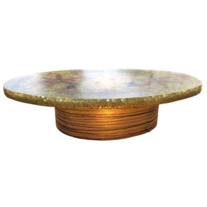 Luminous Resin Coffee Table By Accolay