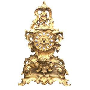 Gilt Bronze Pendulum "raingo Fréres"