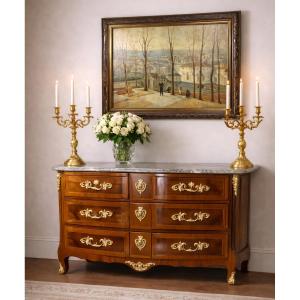 Louis XV Style Chest Of Drawers