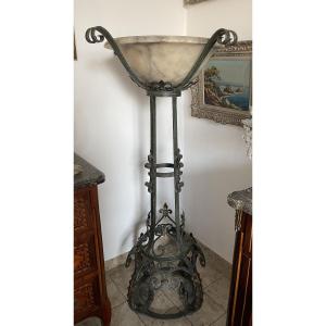 Art Nouveau Planter On Stand