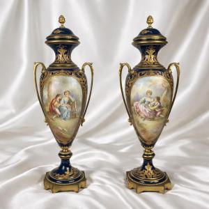 Pair Of Sèvres Vases, 19th Century