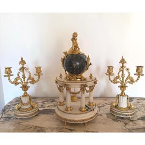 Napoleon III Period Mantelpiece Set 