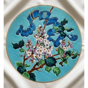 Longwy Enamel Dish  “created By P. Mignon” 