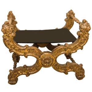 17th Century Folding Stool 