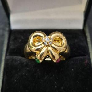 Vintage Bow Ring By Boucheron