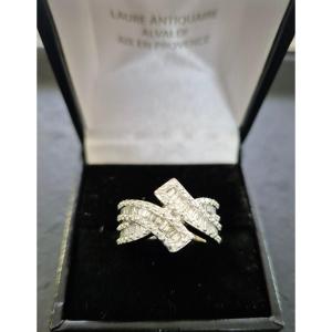 Vintage Baguette Diamonds Ring