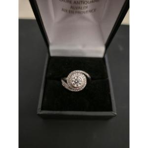 Damiani X Brad Pitt Diamond Solitaire Ring