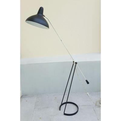 Floris H. Fiedeldij (netherlands) For Artimeta - Floor Lamp "tivoli", Ca 1956