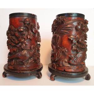 Vietnamese School - Brush Pots