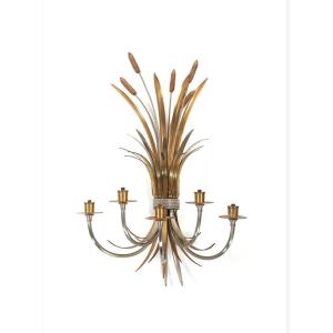 Maison Charles (created In 1908) - Pair Of Wall Lights, Circa 1978.