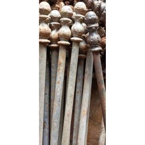 27 Old Staircase Bars XIXth Railing Baluster Stem Superb Drawing Old Door