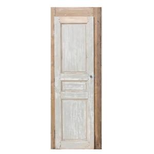 Old 18th Century Closet Door With Its Oak Frame