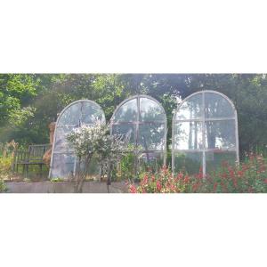 Old Curved Canopies Metal Atelier Indus Loft Door Window