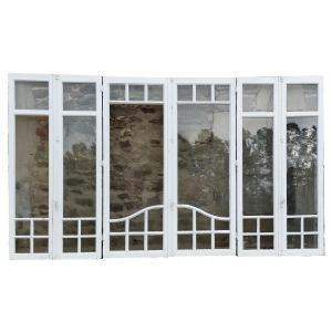 Estival Set Of Old Windows 1930 Door Woodwork