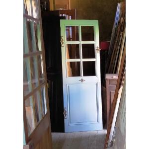 Old Glass Door With 6 Panes