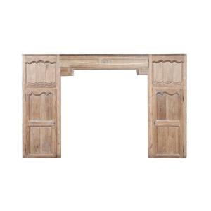 18th Century Alcove Woodwork In Oak Cupboards Antique Doors