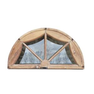 Several Blond Oak Imposts Dating From 1834 Old Bull's Eye Doors And Windows