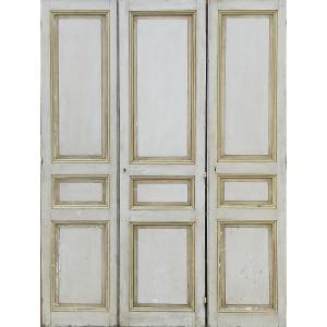 3 Antique Cupboard Doors From The 1880s