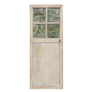 Antique 4-pane Glass Door