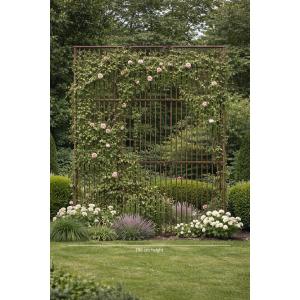 Old Wrought Iron Gate Grille