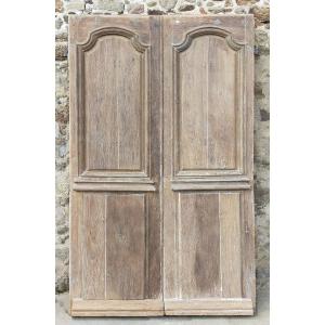 Double 18th-century Oak Front Door