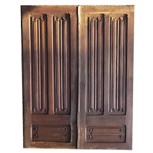 Antique Napkin Folding Closet Doors