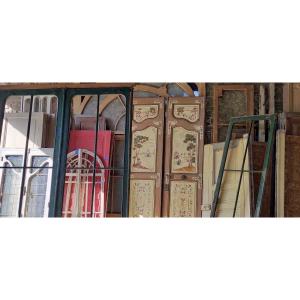 Woodwork Doors And Old Windows For Decoration Woodwork Door