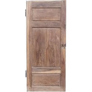 Three Old 18th Century Communication Doors In Oak Woodwork Door