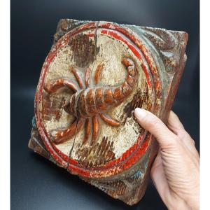 Coffered Ceiling Element: The 16th Century Scorpion