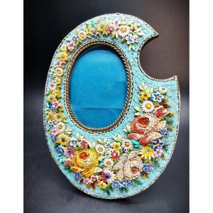 Micro-mosaic For A Photo Holder Circa 1900