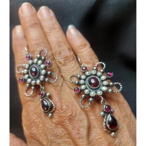 Austro-hungarian Earrings Circa 1900