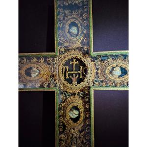 Reliquary Cross And Paper Filigree