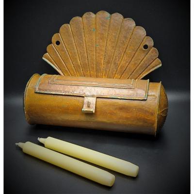 19th Century Wall Candle Box