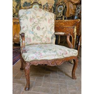 Large Armchair With Backrest A La Reine Regency Period