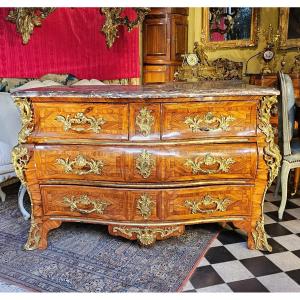 Louis XV Period Tomb-shaped Chest Of Drawers