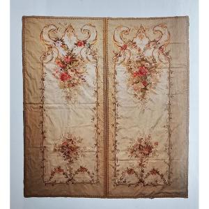 Set Of Two Tapestries From The Napoleon III Period