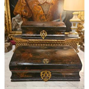 Pair Of Louis XV Period Wig Boxes
