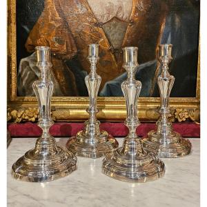 Set Of Four Louis XV Candlesticks