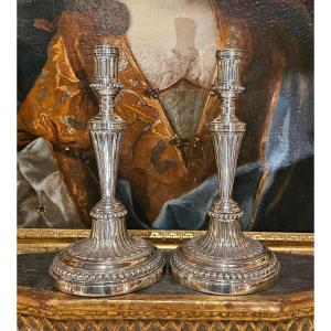 Pair Of Louis XVI Period Candlesticks