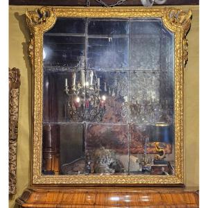 Louis XIV Period Wood-framed Mirror