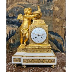 Gilt Bronze Clock, Louis XVI Period