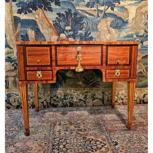 Louis XVI Period Floral Marquetry Dressing Table