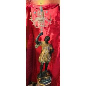 Figure Carrying A Girandole, Napoleon III Era