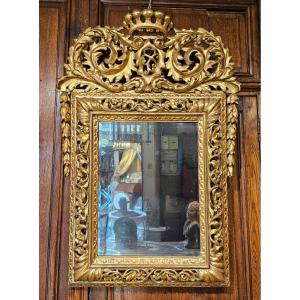 Louis XIV Period Pediment Mirror